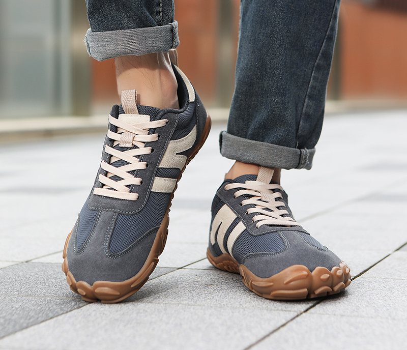 Alvidon™ RetroStride - Barfußschuhe Retro Sneaker bequem - Damen Herren Barfußschuhe