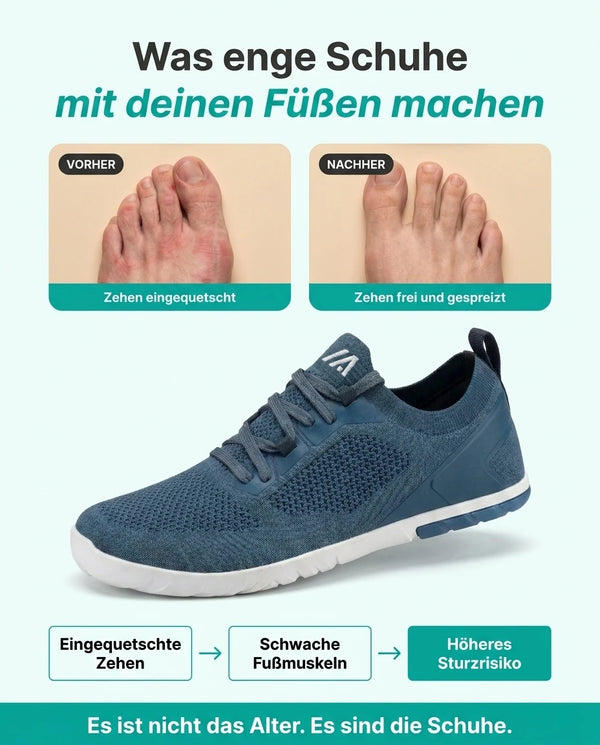 Alvidon™ KnitPur – Barfußschuhe aus Strickgewebe