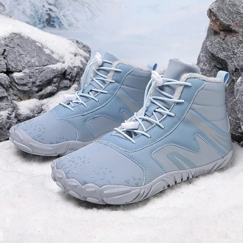 Alvidon™ BeerenSchnee – Sportlicher Barfuß-Winterschuh in Beerentönen