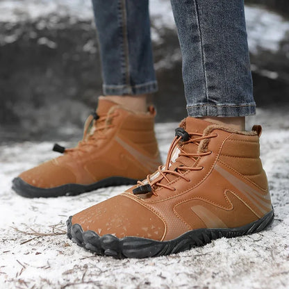 Alvidon™ BeerenSchnee – Sportlicher Barfuß-Winterschuh in Beerentönen