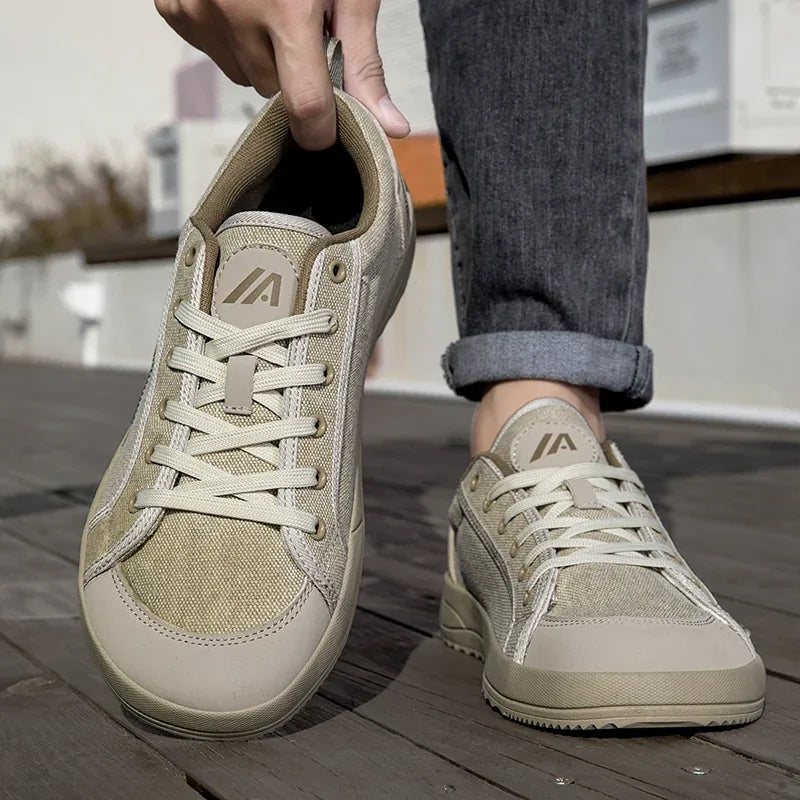 Alvidon™ BreitPur – Extra breite Barfußschuhe aus Canvas