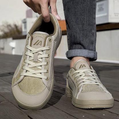 Alvidon™ BreitPur – Extra breite Barfußschuhe aus Canvas