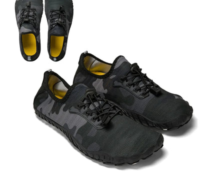 Alvidon™ CamoFlex – Schnelltrocknende Barfußschuhe im Camo-Look