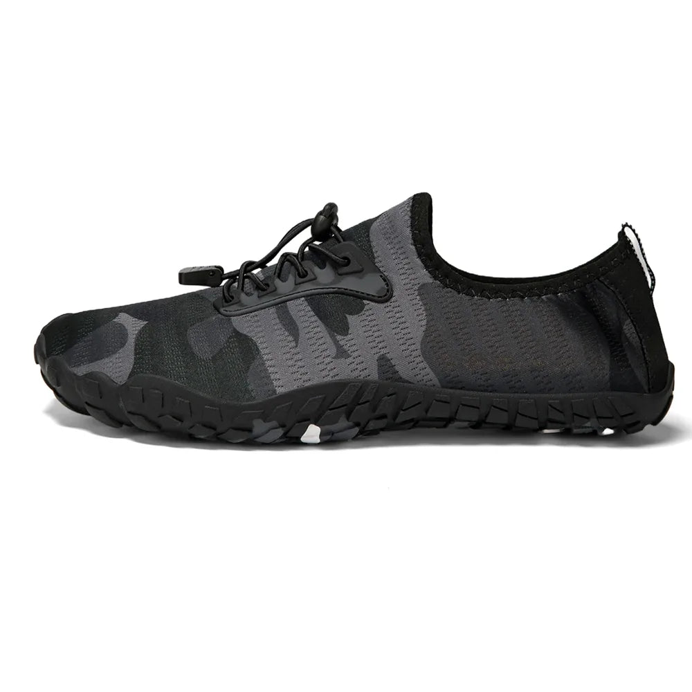 Alvidon™ CamoFlex – Schnelltrocknende Barfußschuhe im Camo-Look