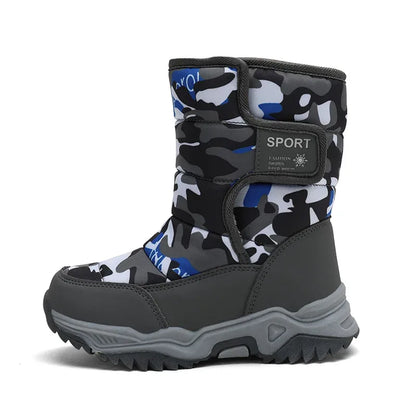 Alvidon™ CamoStep – Warme Winterstiefel für Kinder im Camo-Look