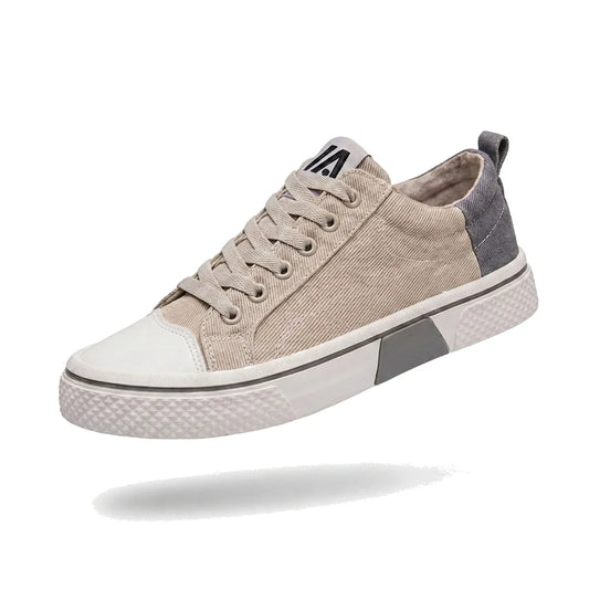 Alvidon CanvasLite – Barfußschuhe, Seitenansicht im Studio, für Damen und Herren