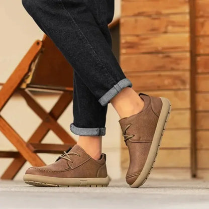 Alvidon™ CityMoc – Handgefertigte Leder-Barfußschuhe (Mokassin)