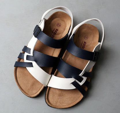 Alvidon™ FlechtStep – Geflochtene Leder-Barfußsandalen