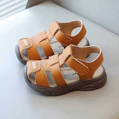 Alvidon™ LederKid – Sommer-Sandalen für Kinder mit geschlossener Zehenkappe