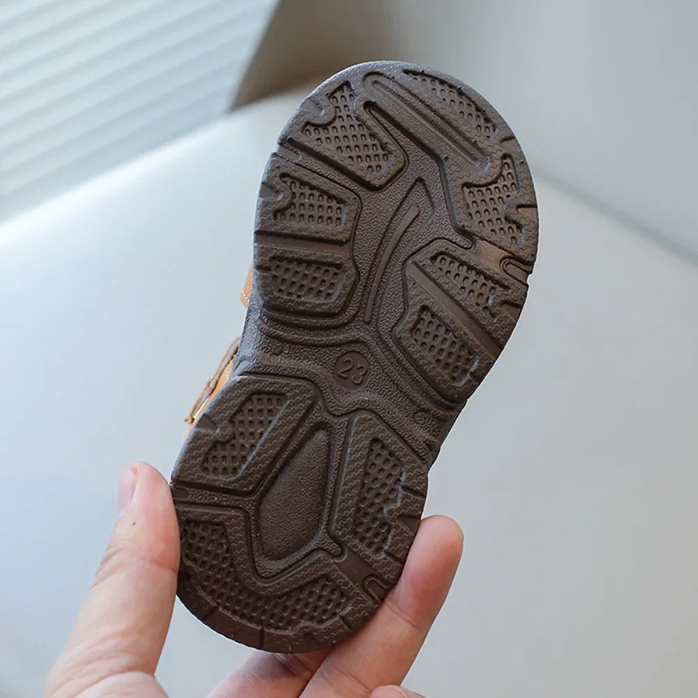 Alvidon™ LederKid – Sommer-Sandalen für Kinder mit geschlossener Zehenkappe