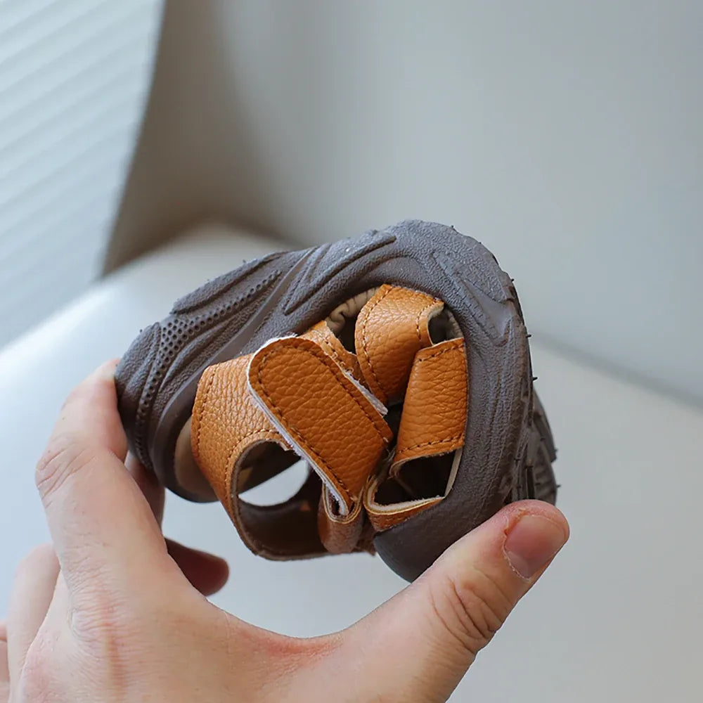 Alvidon™ LederKid – Sommer-Sandalen für Kinder mit geschlossener Zehenkappe