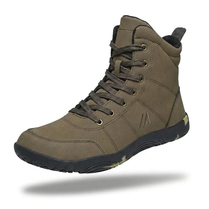 Alvidon MonteLite Schwarz – Barfußschuhe, Seitenansicht im Studio, für Damen und Herren