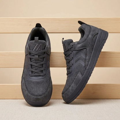 Alvidon OlivaWalk Olivgrün – Barfußschuhe, Ansicht der flachen Zero-Drop-Sohle, für Damen und Herren