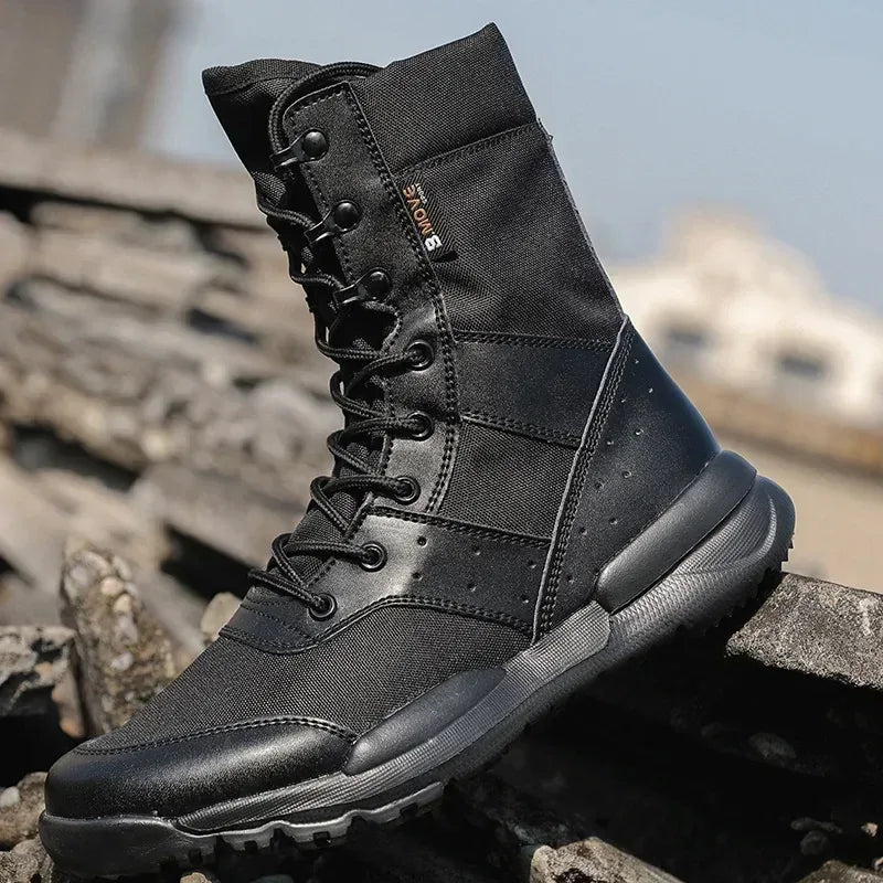 Alvidon™ OutdoorHoch – Hoher Barfußstiefel für raues Gelände