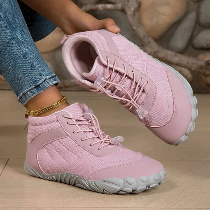 Alvidon™ PastellPur – Warme Damen-Barfußschuhe in Pastellfarben