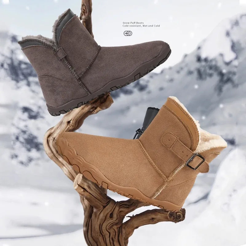Alvidon™ PlueschBoot – Kuscheliger Barfuß-Winterboot zum Schlüpfen