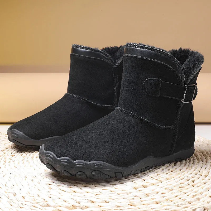 Alvidon™ PlueschBoot – Kuscheliger Barfuß-Winterboot zum Schlüpfen