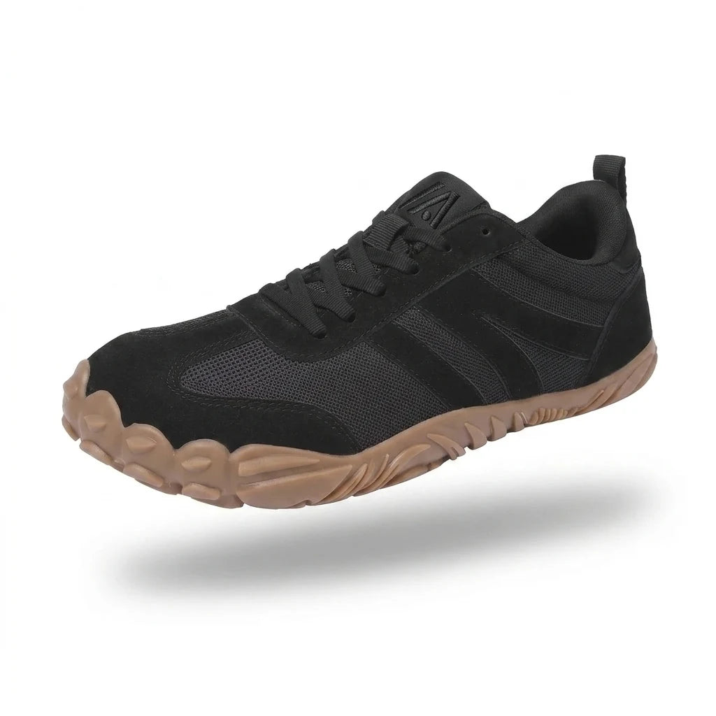 Alvidon RetroStride Dunkelgrau – Barfußschuhe, Produktansicht, für Damen und Herren