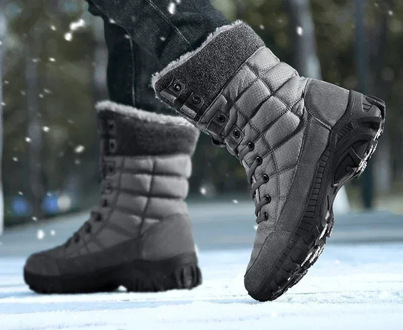 Alvidon™ SchneeHoch – Hoher Barfußstiefel für Schnee & Eis