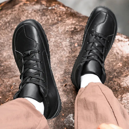 Alvidon™ SenfStep – Barfußstiefel in kräftigem Senfgelb