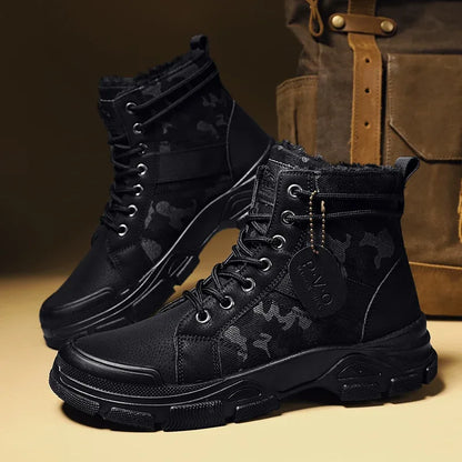 Alvidon™ TarnStep – Gefütterte Barfußstiefel im Camo-Muster