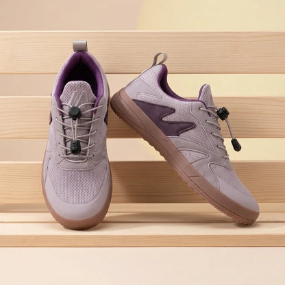 Alvidon TerraLite Grau – Barfußschuhe, Ansicht der flachen Zero-Drop-Sohle, für Damen und Herren