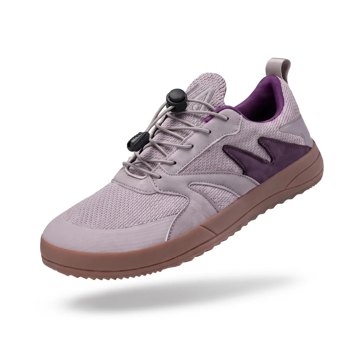 Alvidon TerraLite Grau – Barfußschuhe, Seitenansicht im Studio, für Damen und Herren