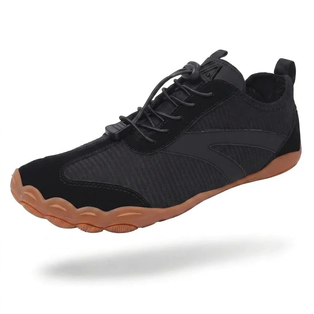 Alvidon TrailNova Braun – Barfußschuhe, Produktansicht, für Damen und Herren