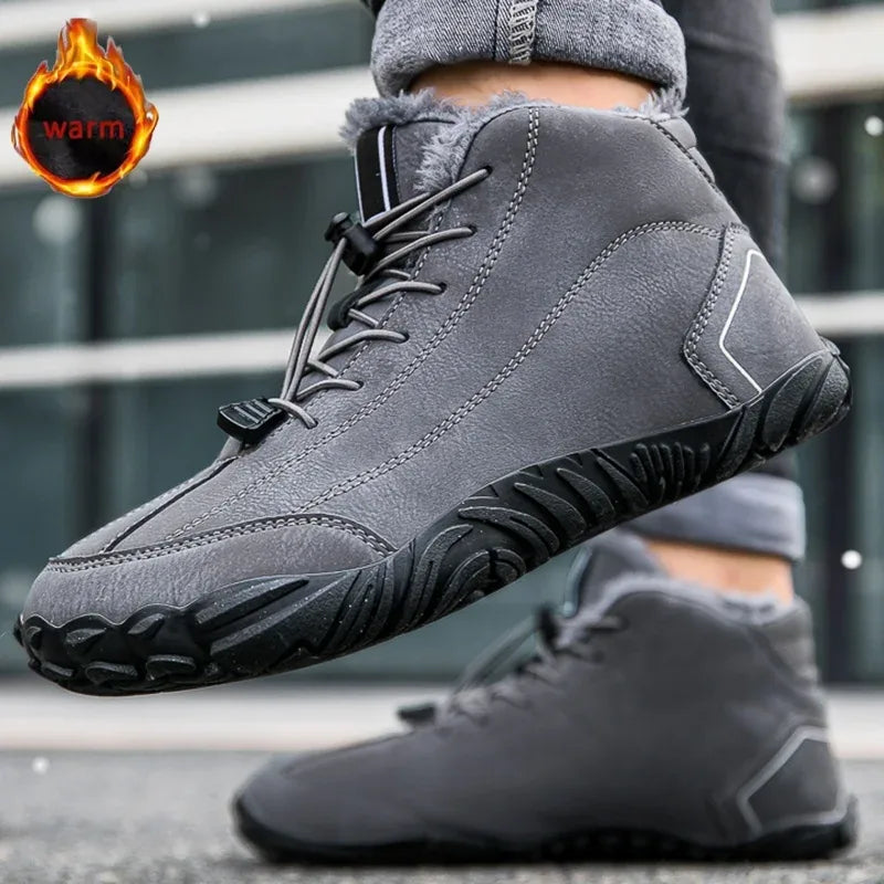 Alvidon™ TrekWarm – Gefütterte Barfußschuhe für kalte Trails