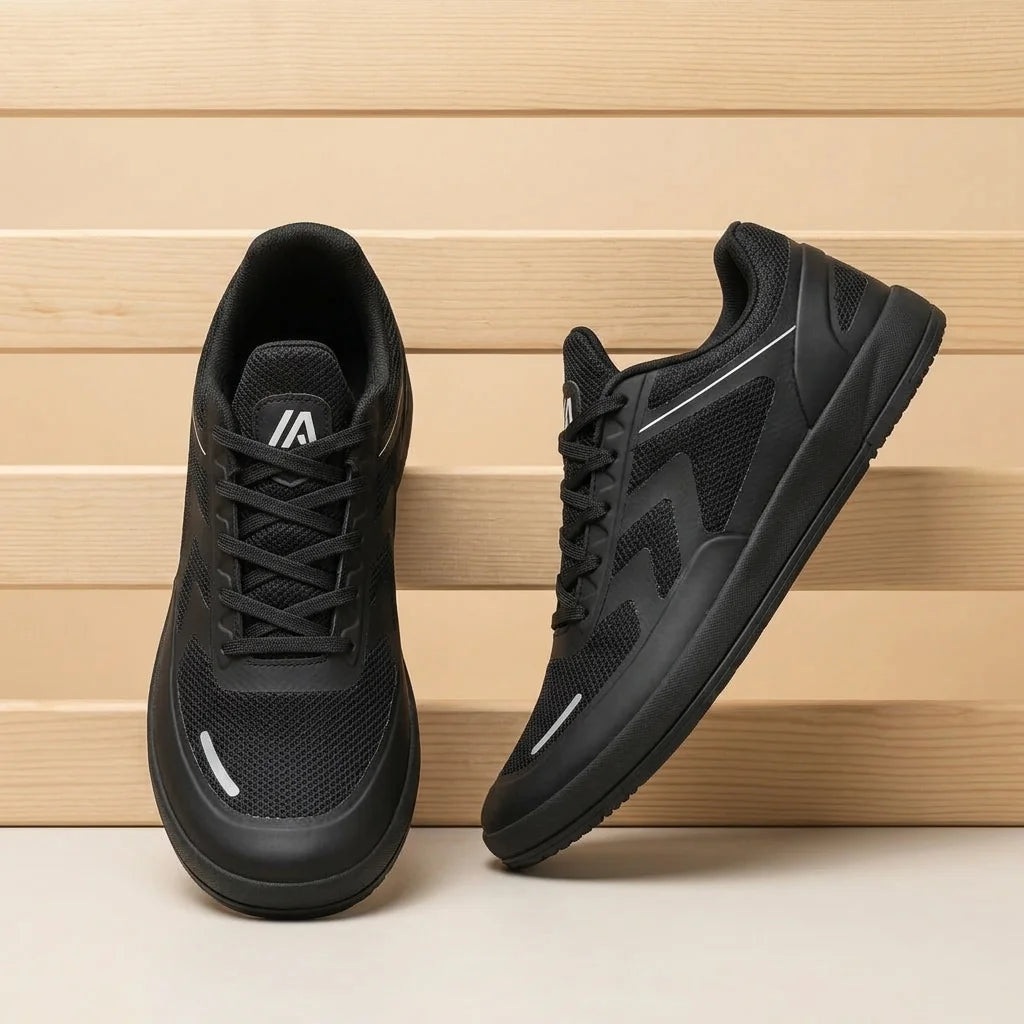 Alvidon VitaStep Weiß – Barfußschuhe, Ansicht der flachen Zero-Drop-Sohle, für Damen und Herren