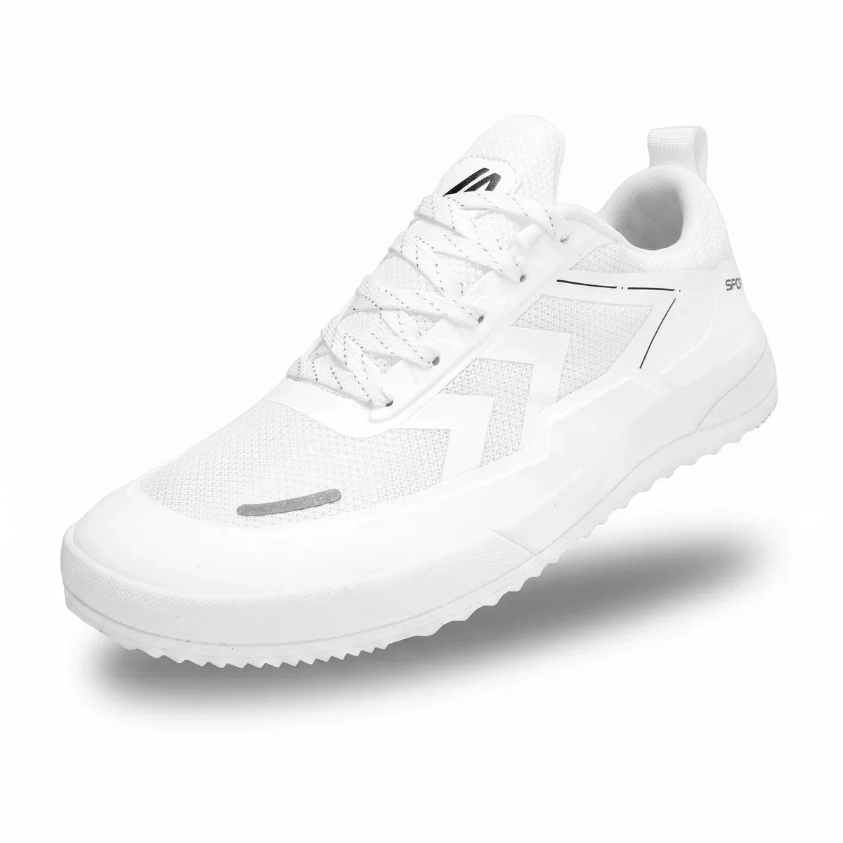 Alvidon VitaStep Weiß – Barfußschuhe, Seitenansicht im Studio, für Damen und Herren