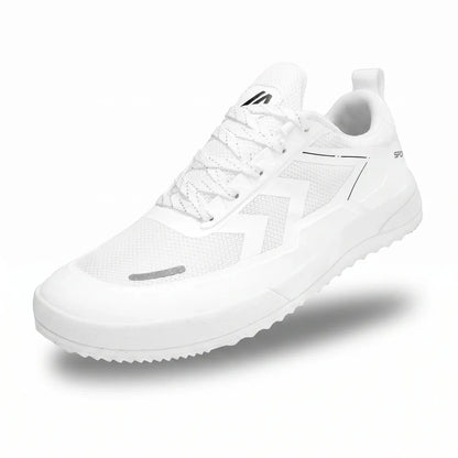 Alvidon VitaStep Weiß – Barfußschuhe, Seitenansicht im Studio, für Damen und Herren