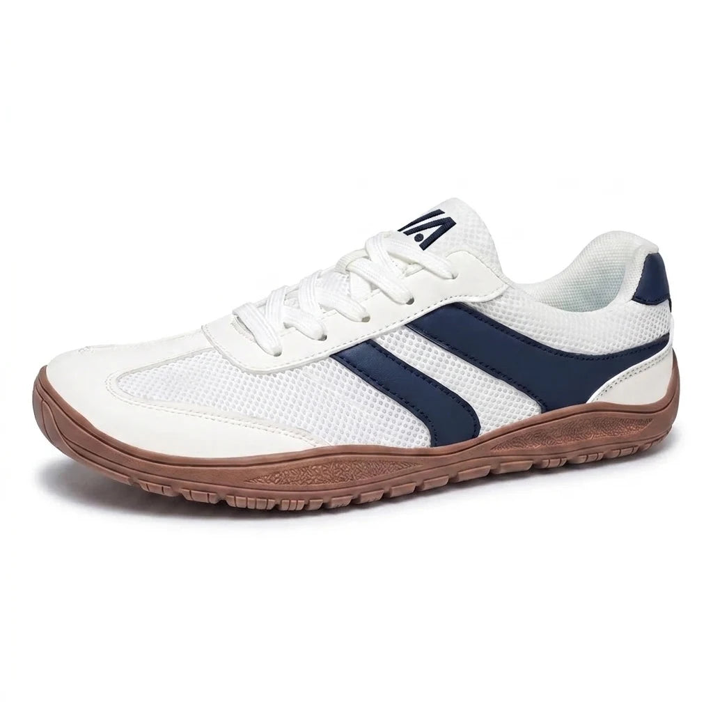 Alvidon WellenSchritt Weiß-Grün – Barfußschuhe, Produktansicht, für Damen und Herren