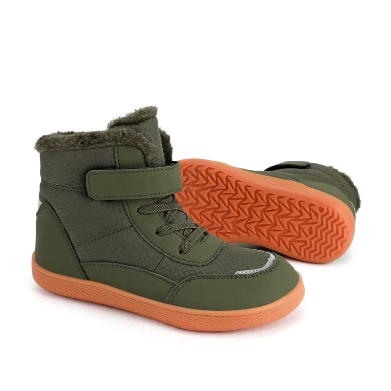 Alvidon™ WinterPur – Barfuß-Winterstiefel für Kinder mit breiter Zehenbox