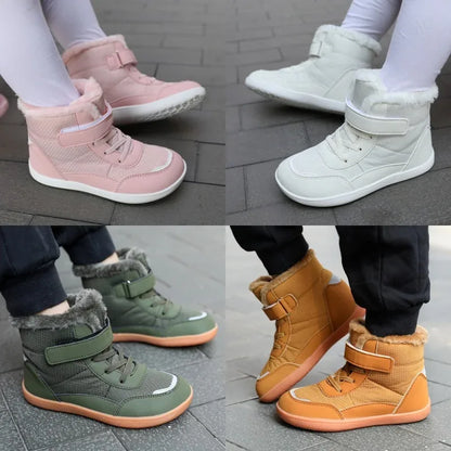 Alvidon™ WinterPur – Barfuß-Winterstiefel für Kinder mit breiter Zehenbox