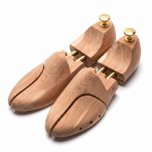 Alvidon ZedernSpanner – Schuhspanner aus Zedernholz, Produktansicht, Zubehör für Barfußschuhe