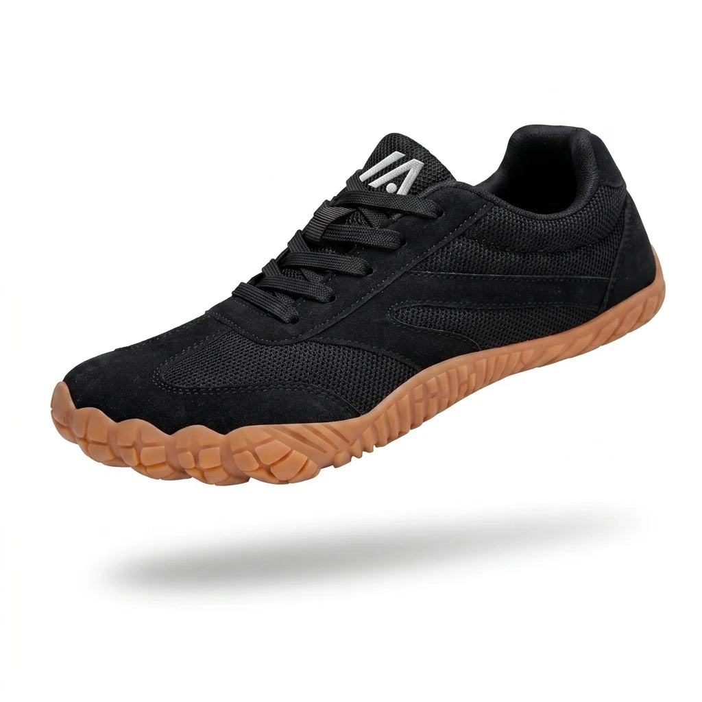 Alvidon ZenStride Dunkelgrau – Barfußschuhe, Produktansicht, für Damen und Herren