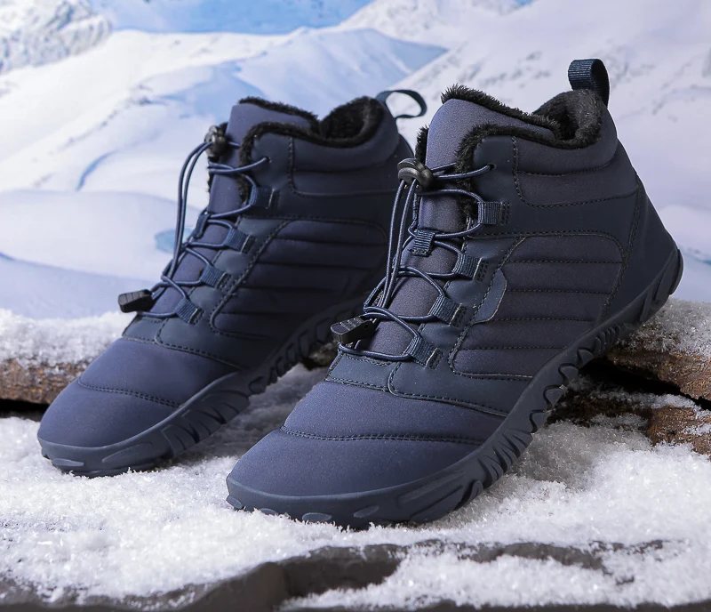 Alvidon™ TermoStep - Winter Barfußstiefel gefüttert thermo - Damen Herren Barfußschuhe Stiefel